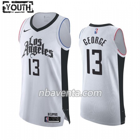 Camiseta Niños Los Angeles Clippers Paul George 13 2019-20 Nike City Edition Swingman